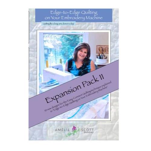 Edge to Edge Quilting on Your Embroidery Expansion Pack 11 from Amelie Scott