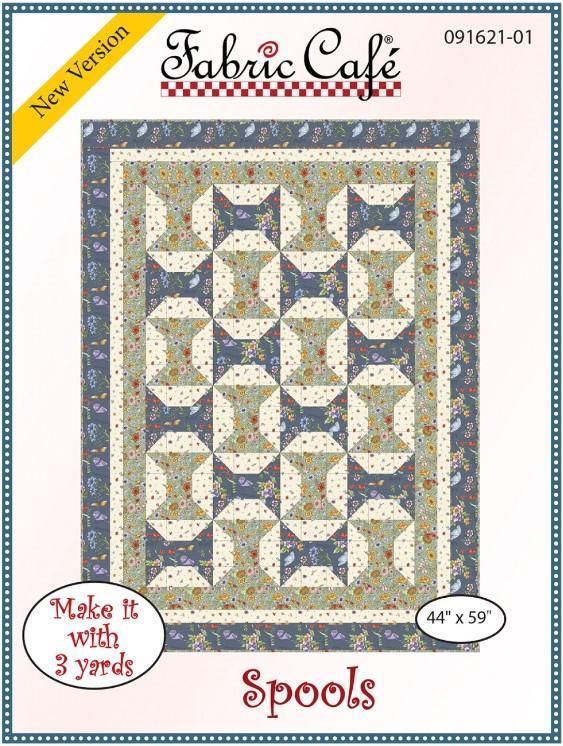 Spools 3 Yard Quilt Pattern From Fabric Cafe