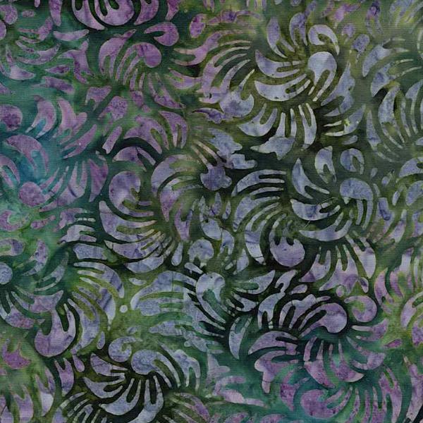 Tonga Twilight Batik Spiraling Foliage Jungle From Timeless Treasures