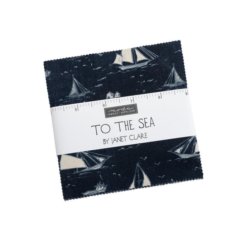 To The Sea 5" Squares Charm Pack by Janet Clare for Moda