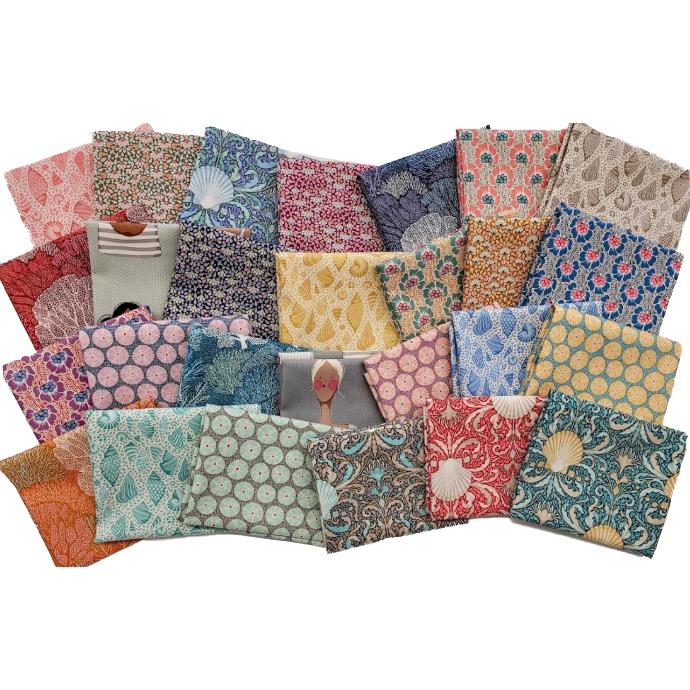 Cotton Beach Fat Quarter Bundle From Tilda