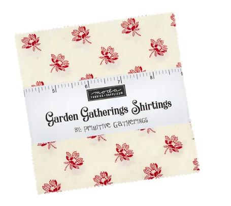 Garden Gatherings Shirtings Charm Pack By Moda