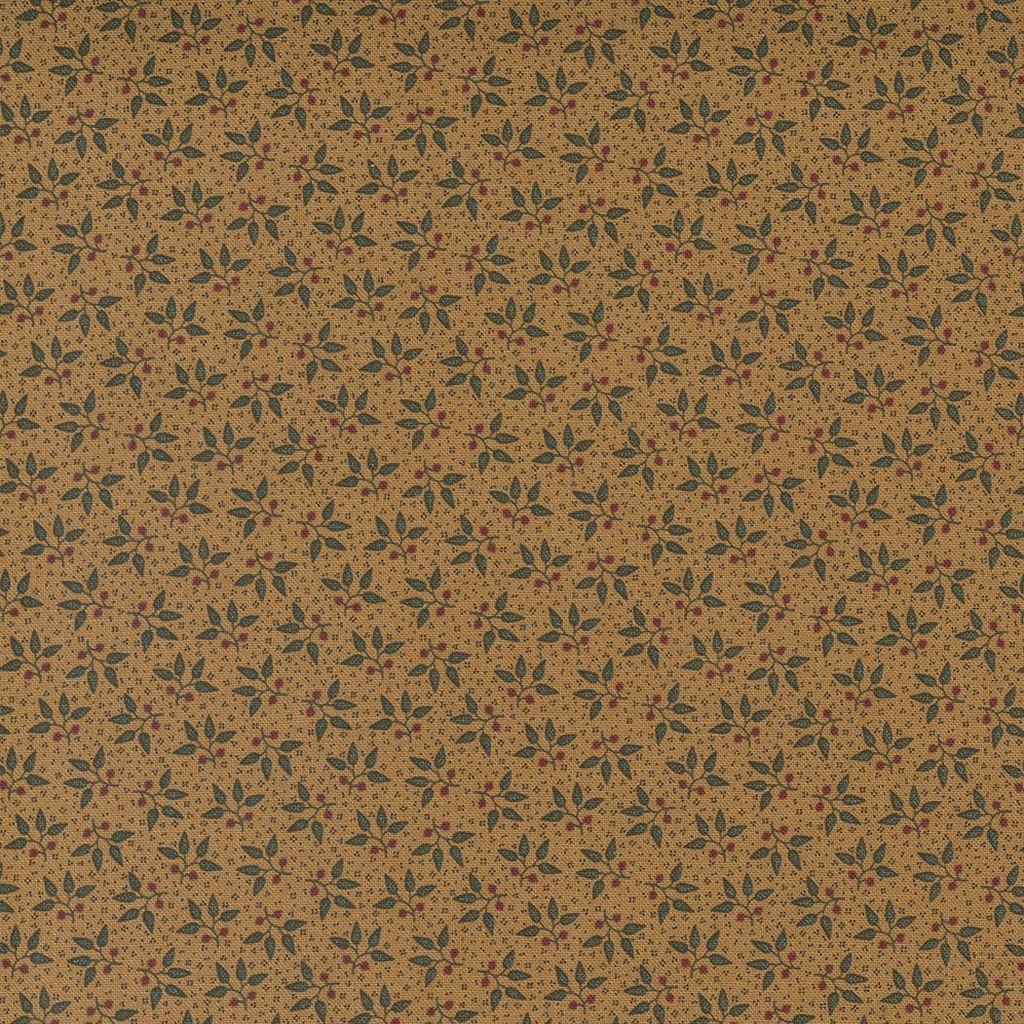 Maple Hill Elder Leaf Golden Oak By Kansas Troubles Quilters For Moda