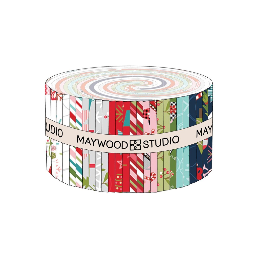 Cup of Cheer 2.5" Strips by Kimberbell for Maywood Studio