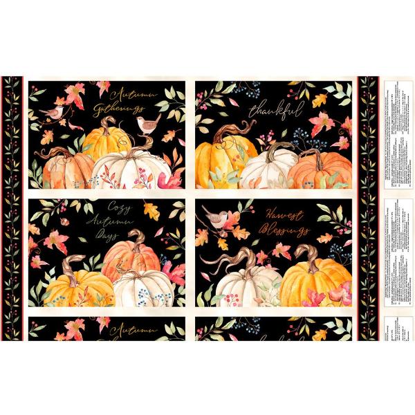 Autumn Day Placemat Panel By Nancy Mink For Wilmington Prints