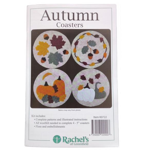 Autumn Coasters Kit From Rachel'S  Of Greenfield