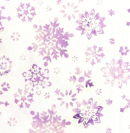 Be Colourful Snowflakes Lilac By Jacqueline De Jonge For Anthology