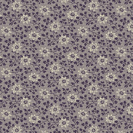 Reminiscence Flower Vine Purple From Andover Fabric