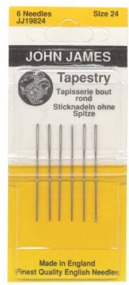 Tapestry Needles Size 24 From John James