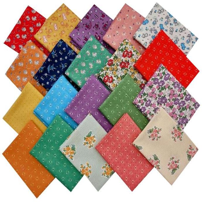 Basin Feedsacks Fat Quarter Bundle From Riley Blake