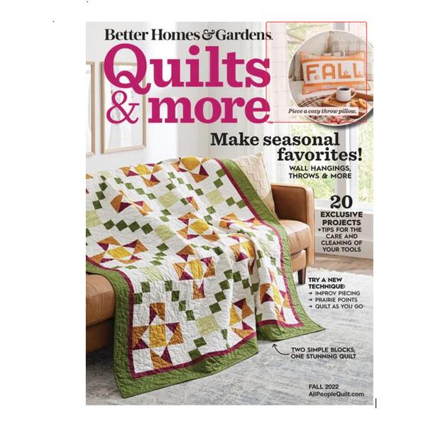 Quilts & More Magazine Fall 2022