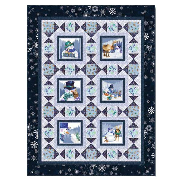 Flurry Friends Block Quilt Kit From Henry Glass