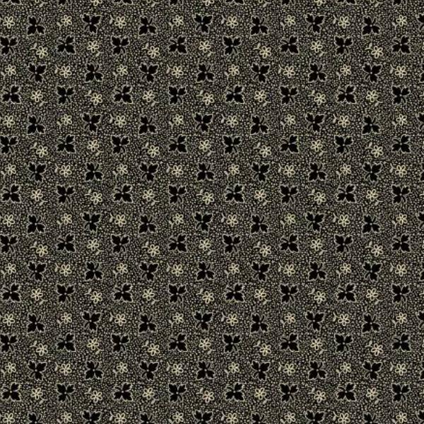 Midnight Lace Leaf Flower Black By Paula Barnes For Marcus Brothers