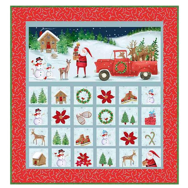 Christmas Coundown Advent Calender Kit From Timeless Treasures