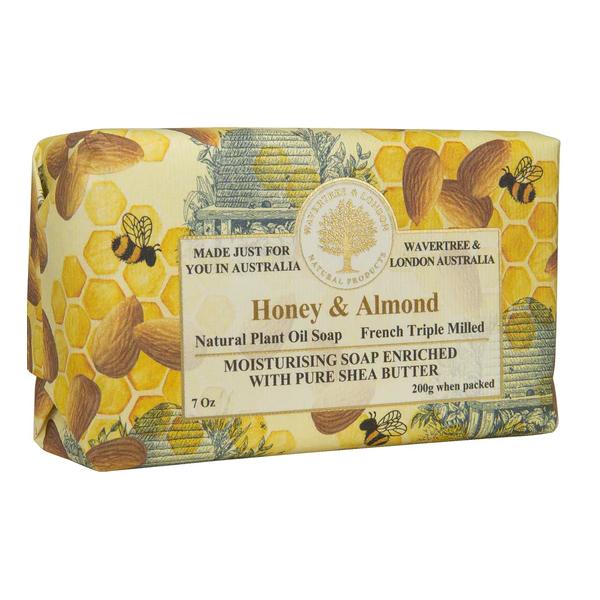 Honey Almond 7Oz Bar Soap By Wavertree & London