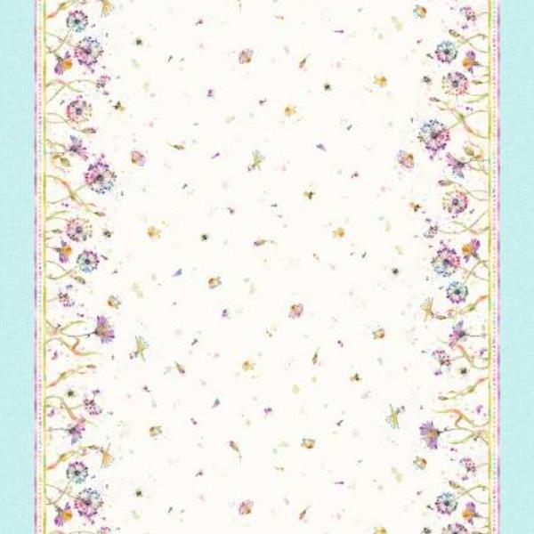 Boots & Blooms Double Border Multi By Sillier Than Sally Designs For P & B Textiles