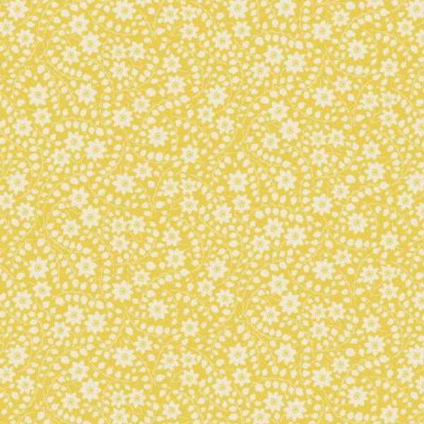 Nana Mae 6 Tonal Floral Yellow From Henry Glass