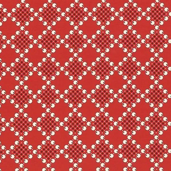 Sunnyside Farm Grid Red By Debbie Beaves From Flowerhouse For Robert Kaufman Fabrics