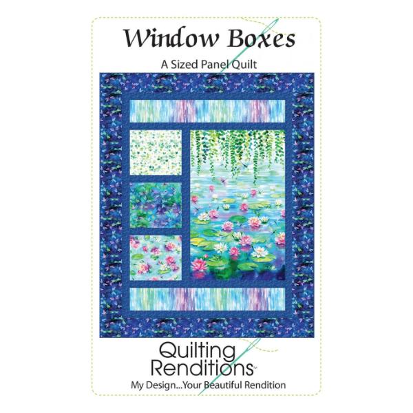 Window Boxes Quilt Pattern by Kari Nichols for Quilting Renditions