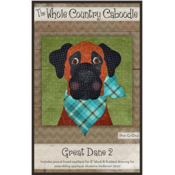 Great Dane 2 Precut Prefused Applique Kit From The Whole Country Caboodle