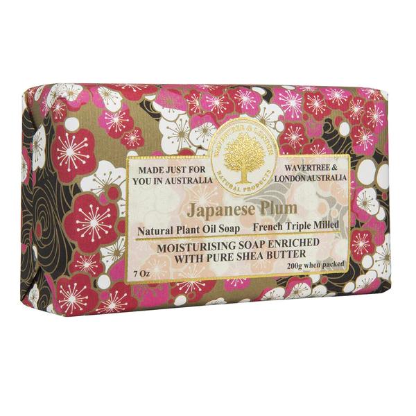 Japanese Plum 7Oz Bar Soap By Wavertree & London