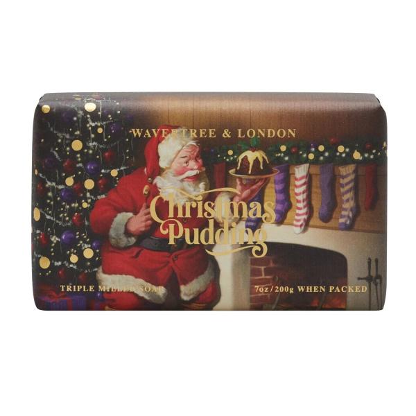 Christmas Pudding Soap 7oz Soap Bar by Wavertree & London