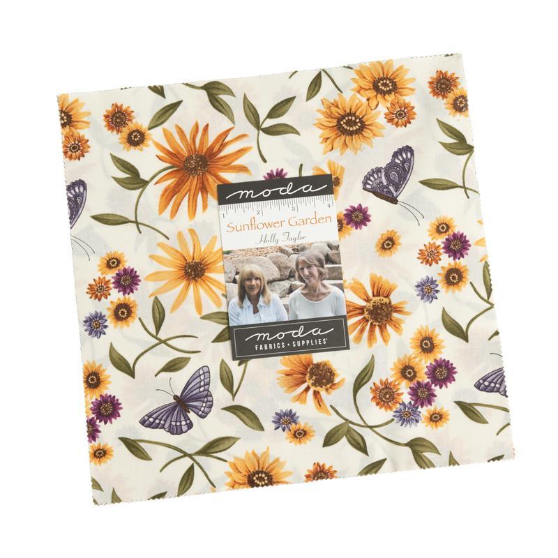 Sunflower Garden Layer Cake 10in Squares by Holly Taylor for Moda