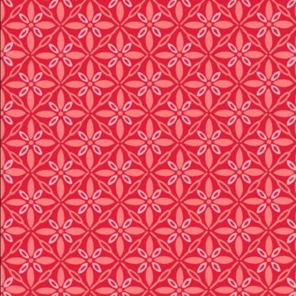 Kimberbell Basic Tufted Star Red From Maywood Studio