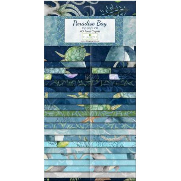 Paradise Bay 2.5" Strips by Joy Hall for Wilmington Prints