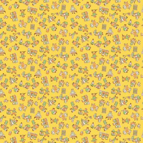 Storybook 22 Classics Yellow By Mykt Collection For Windham Fabrics