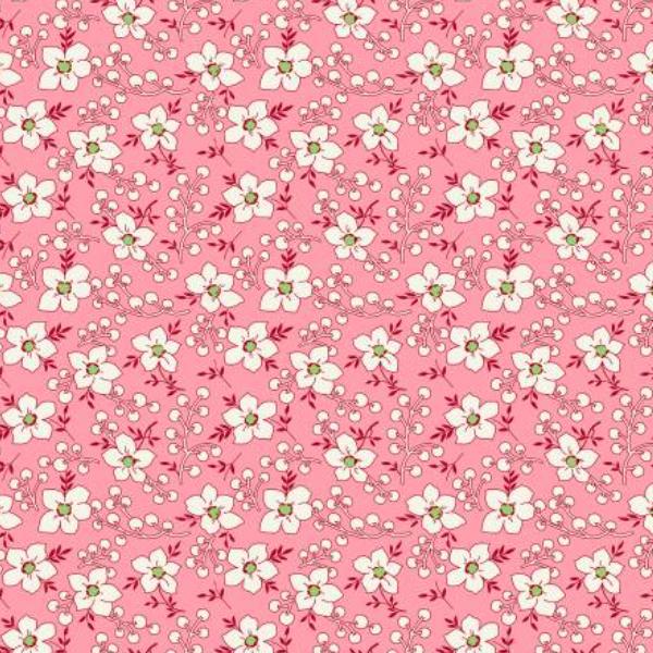 Storybook 22 Flowers/Berries Pink By Mykt Collection For Windham Fabrics