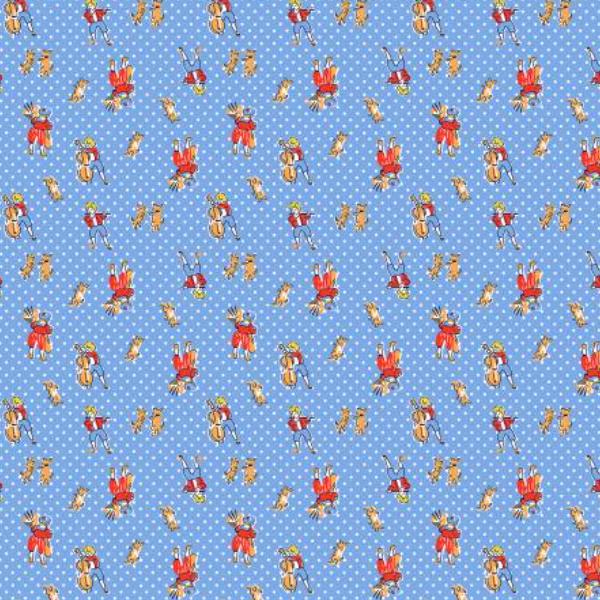 Storybook 22 Music Man Blue By Mykt Collection For Windham Fabrics