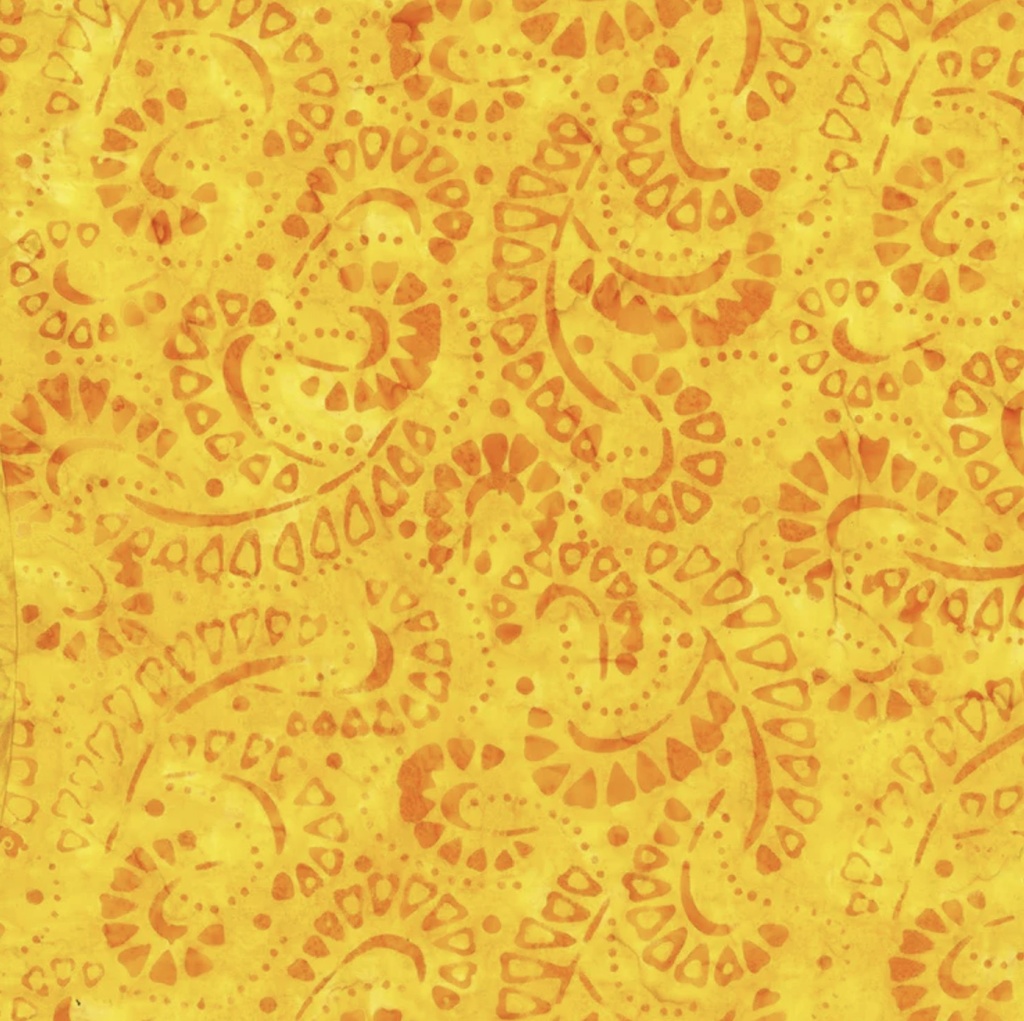 Birds Of Paradise Sunshine Yellow By Banyan Batiks For Northcott