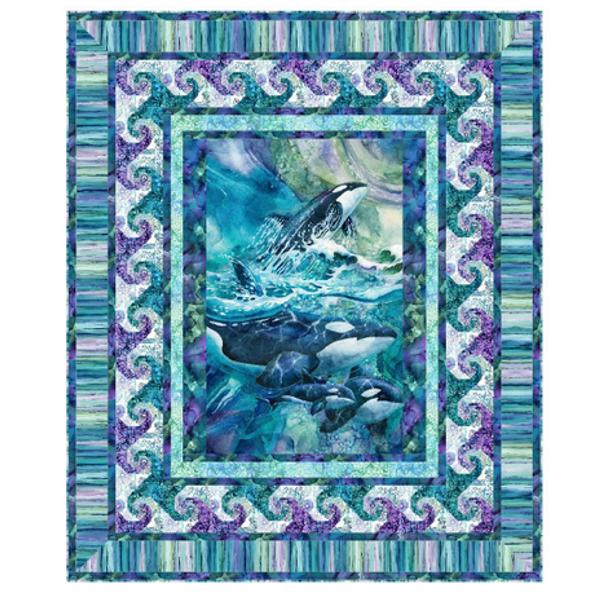 Whale Song Quilt Kit From Northcott