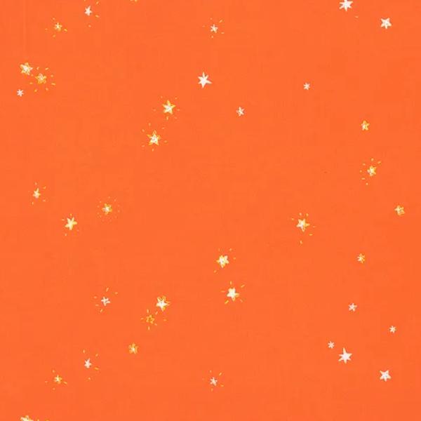 Lucky Rabbit Stars Orange by Heather Ross for Windham Fabrics