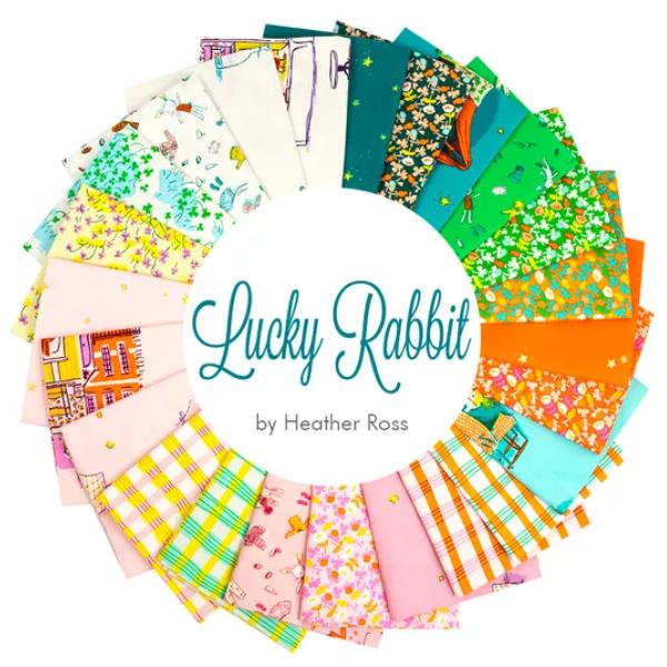 Lucky Rabbit Fat Quarter Bundle by Heather Ross for Windham Fabrics