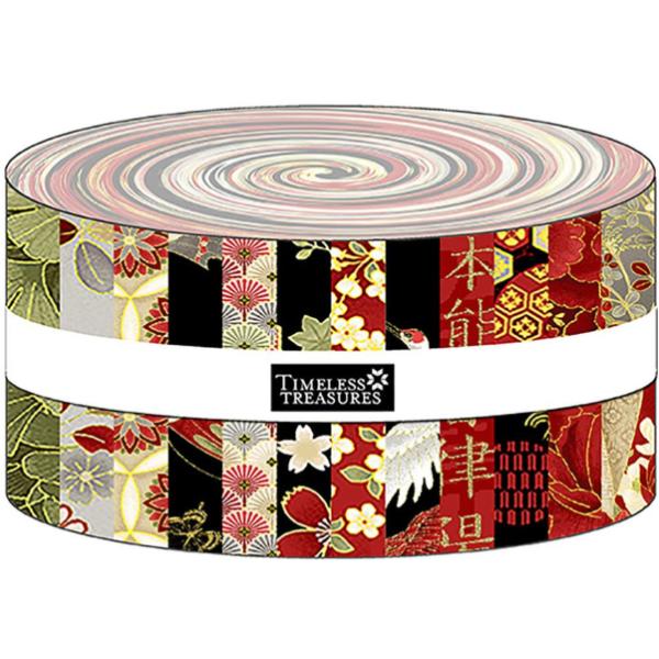 Kyoto Garden 2.5" Strips by Chong-A Hwang for Timeless Treasures