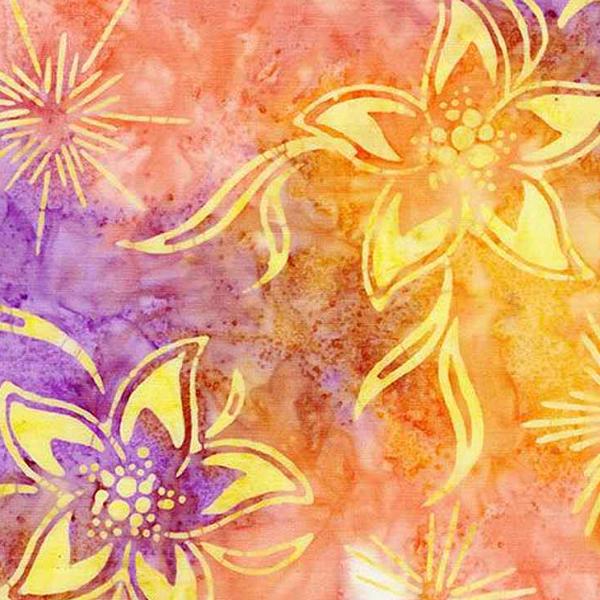 Tonga Batik Flowers & Starburst By Timeless Treasures