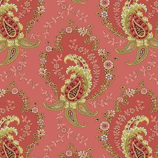 Primrose Paisley Rose By Edyta Sitar Of Laundry Basket Quilts For Andover