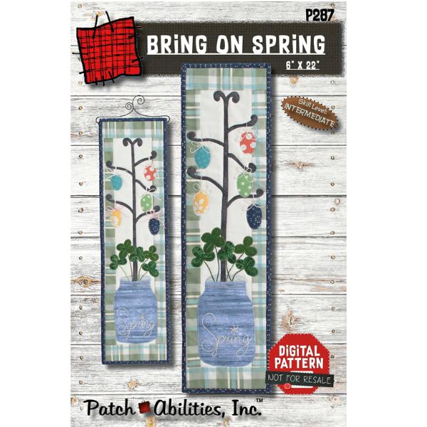 Bring On Spring Wallhanging Pattern by Patch Abilities