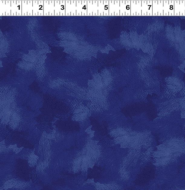 Faith Digital Texture Dark Royal Blue By Heatherlee Chan For Clothworks