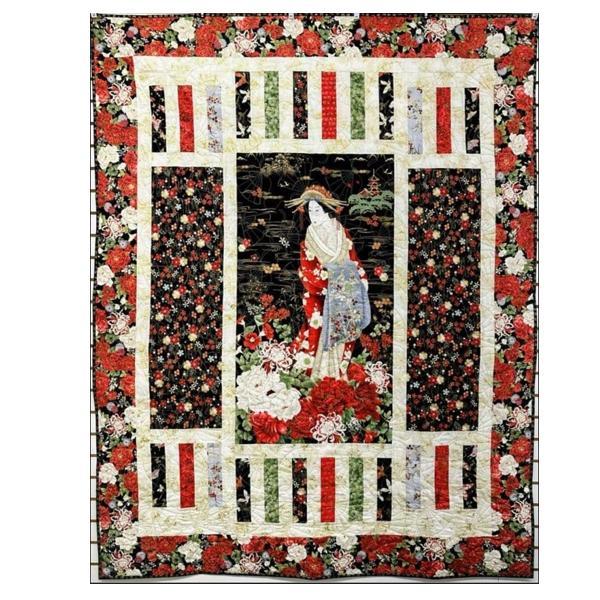 Kyoto Garden Geisha Quilt Kit From Timeless Treasures