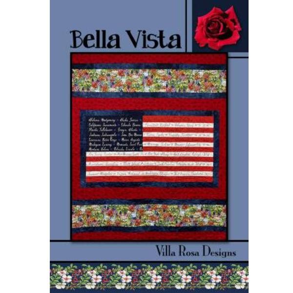 Bella Vista Panel Quilt Pattern By For Villa Rosa Designs