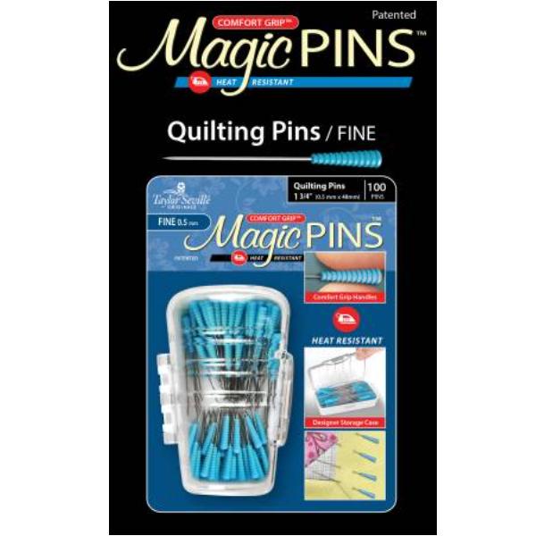 Magic Pins Quilting Fine 100pc COMFORT GRIP by Taylor Seville