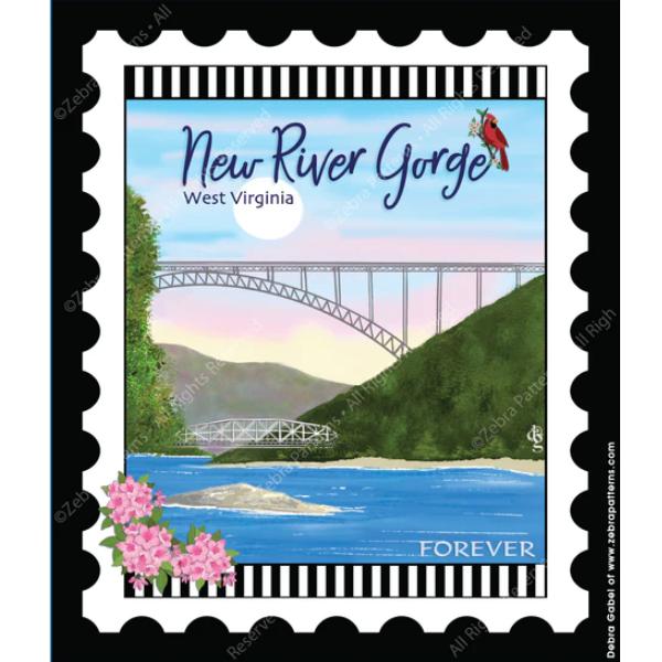 National Parks Stamp: New River Gorge