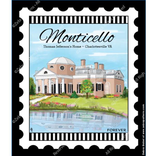 National Parks Stamp: Monticello