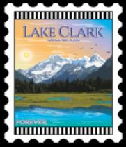 National Parks Stamp: Lake Clark