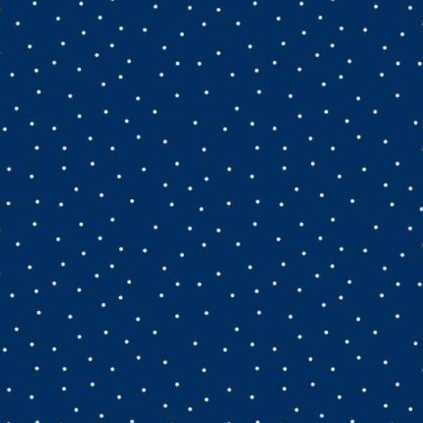 Kimberbell Basic Dots Navy from Maywood Studio