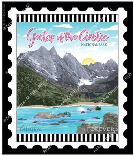 International City Stamp: Gates Of The Arctic