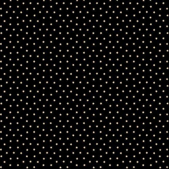 Paula'S Companions Ii Stars Black By Paula Barnes For Marcus Fabrics